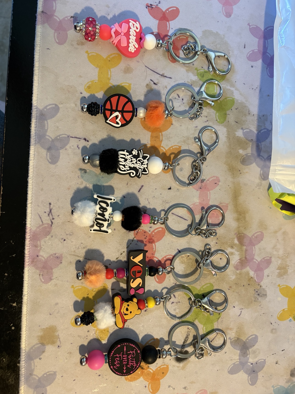 Handmade custom keychains