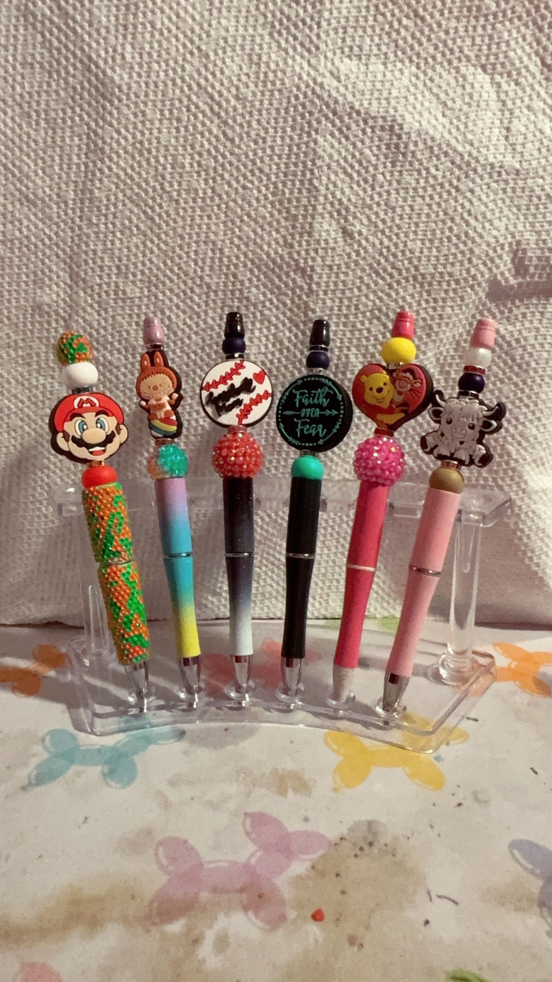 Custom character handmade pens
